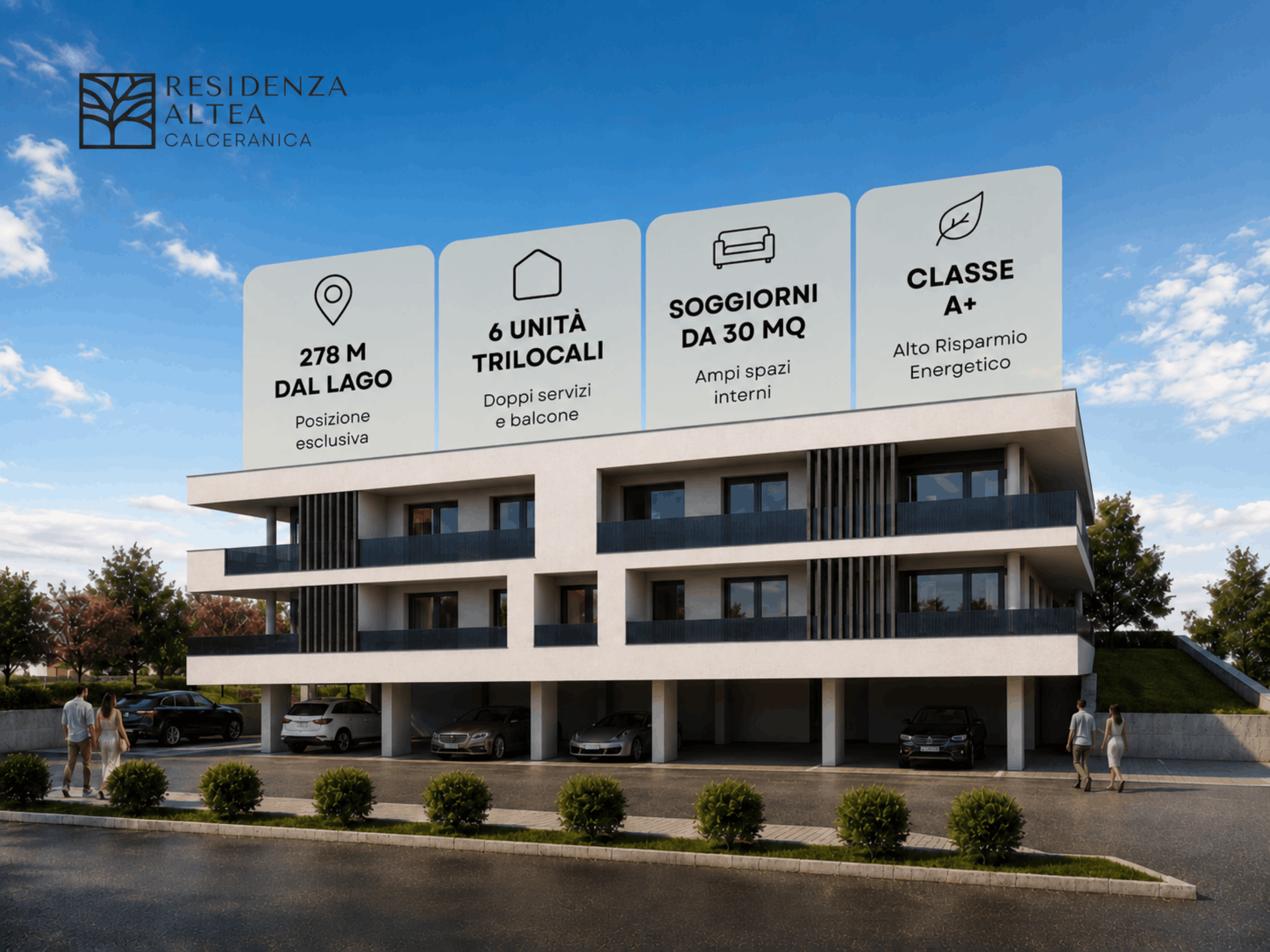 Calceranica - Venus - Nuove trilocale/attico - mq 96